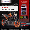 Carbon Brake Pads For KTM 200 Duke 2012 Onwards - Rear - CFB312 - 1 Set - CRANK1