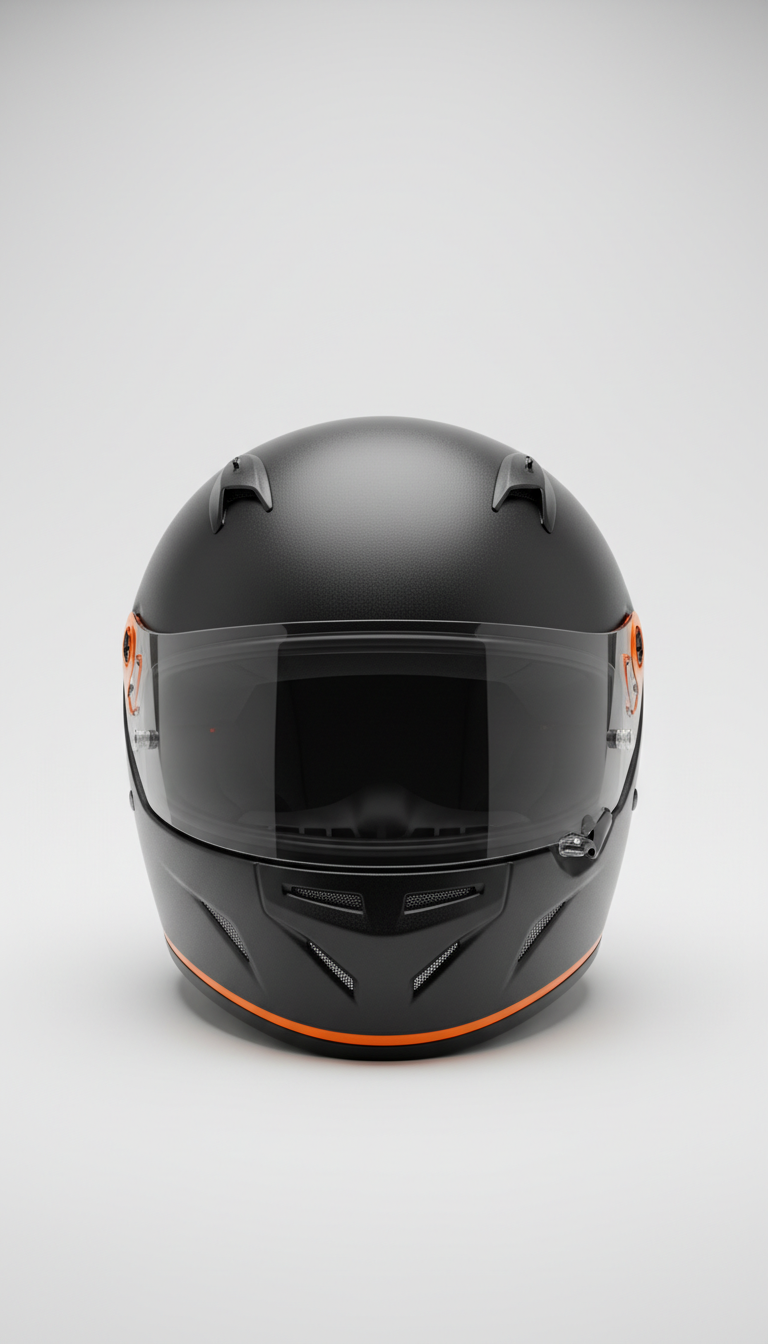 Carbon Fiber Racing Helmet