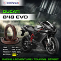Fork Oil Seals Pair For Ducati 848 EVO 2011-2013 - CPF55-120 - CRANK1
