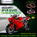 Fork And Dust Seals Kit For Ducati 848 EVO 2011-2013 - CRANK1