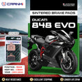 Sintered Brake Pads For Ducati 848 EVO 2011-2013 - Rear - CB662 - 1 Set - CRANK1