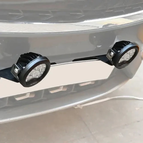 4 Wheeler Number Plate Clamp For 2 Lights