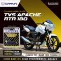 Ceramic Brake Pads For TVS Apache RTR 180 Rear CRM269 1 Set CRANK1