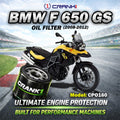 Oil Filter For BMW F 650 GS 2008-2012 - CPO160 - CRANK1