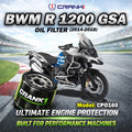 Oil Filter For BMW R 1200 GSA 2014-2018 - CPO160 - CRANK1
