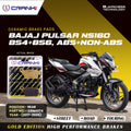 Ceramic Brake Pads For Bajaj Pulsar NS 160 BS4 BS6 ABS NON ABS 2017 2025 Rear CRM4174 1 Set CRANK1
