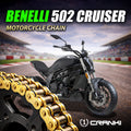 Chain For Benelli 520 Cruiser - 525 Pitch x 116 Links Gold ZVMX - CRANK1