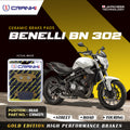 Ceramic Brake Pads For Benelli BN 302 Rear CRM371 1 Set CRANK1