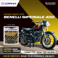 Ceramic Brake Pads For Benelli Imperiale 400 Front CRM400 1 Set CRANK1