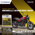Ceramic Brake Pads For Benelli Leoncino 500 2017 2020 Front CRM689 1 Set CRANK1