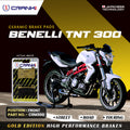 Ceramic Brake Pads For Benelli TNT 300 Front CRM300 1 Set CRANK1