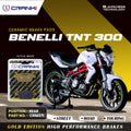 Ceramic Brake Pads For Benelli TNT 300 Rear CRM371 1 Set CRANK1