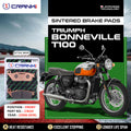 Sintered Brake Pads For Triumph Bonneville T100 2008-2015 - Front - CB241 - 2 Sets Required - CRANK1