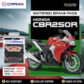 Sintered Brake Pads For Honda CBR250R 2011-2014 - Front - CB241 - 1 Set - CRANK1