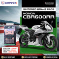 Sintered Brake Pads For Honda CBR600RR 2007-2019 - Front - CB093 - 2 Sets Required - CRANK1