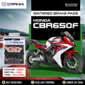 Sintered Brake Pads For Honda CBR650F 2014-2018 - Front - CB241 - 2 Sets Required - CRANK1