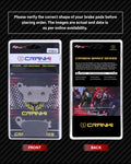 Carbon Brake Pads For Honda Cbr 1000RR Abs Fireblade 2014-2016 - Rear - CFB634 - 1 Set - CRANK1