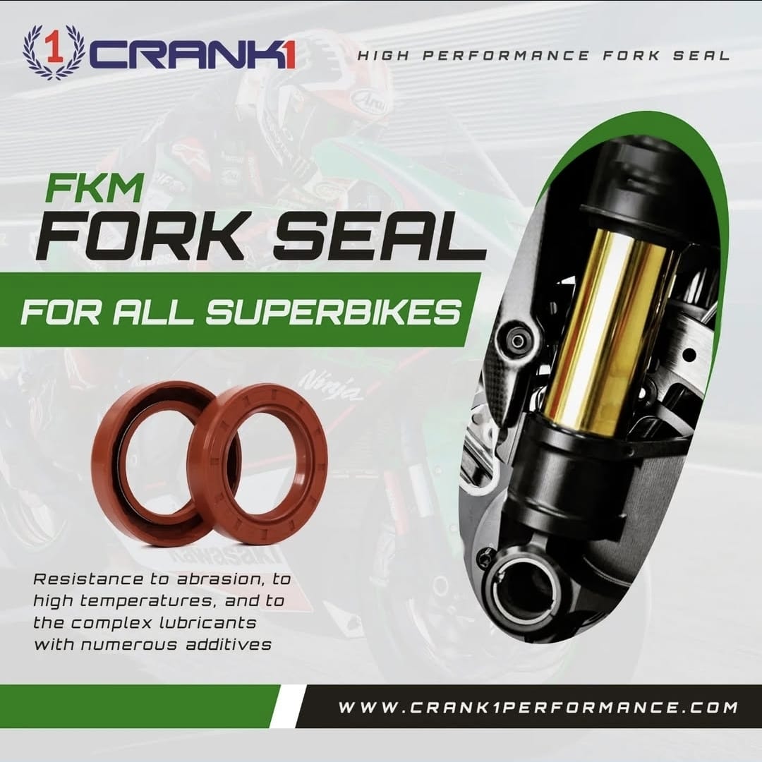 Fork Oil Seals Pair For Triumph Tiger Explorer 1200 2012-2015 - CPF55-126 - CRANK1