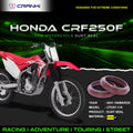 Fork Dust Seals Pair For Honda CRF250F 2021 Onwards - CPD57-115 - CRANK1