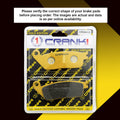 Ceramic Brake Pads For Triumph Street Twin Front CRM651 2 1 Set CRANK1