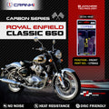Carbon Brake Pads For Royal Enfield Classic 650 - Front - CFB902 - 1 Set - CRANK1
