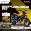 Ceramic Brake Pads For Ducati Scrambler 1100 2018 2025 Front CRM0709 2 Sets CRANK1