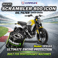 Oil Filter For Ducati Scrambler 800 Icon 2019-2023 - CPO153 - CRANK1