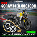 Chain And Sprocket Kit For Ducati Scrambler 800 Icon 2019-2023 - CRANK1