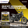 Ceramic Brake Pads For Ducati Scrambler Full Throttle 800 2023 Onwards Rear CRM359 1 Set CRANK1
