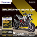 Ceramic Brake Pads For Ducati Hypermotard 939 Front CRM0709 2 Sets CRANK1