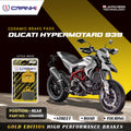 Ceramic Brake Pads For Ducati Hypermotard 939 Rear CRM469 1 Set CRANK1