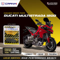 Ceramic Brake Pads For Ducati Multistrada 1200 2015 2018 Rear CRM859 1 Set CRANK1