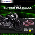 Fork Dust Seals Pair For Suzuki GW250 Inazuma 2014 - CPD57-158 - CRANK1