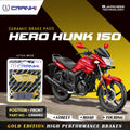 Ceramic Brake Pads For Hero Hunk 150CC Front CRM063 1 Set CRANK1