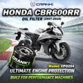 Oil Filter For Honda CBR600RR 2007-2019 - CPO204 - CRANK1