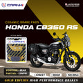 Ceramic Brake Pads For Honda CB350 RS Rear CRM761 1 Set CRANK1
