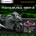 Fork Dust Seals Pair For SUZUKI Hayabusa GEN-3 2021 Onwards - CPD57-102 - CRANK1