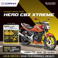 Ceramic Brake Pads For Hero CBZ Xtreme 2010 Front CRM052 4 1 Set CRANK1