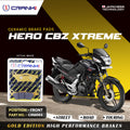 Ceramic Brake Pads For Hero CBZ Xtreme Front CRM063 1 Set CRANK1