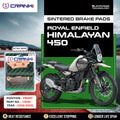 Sintered Brake Pads For Royal Enfield Himalayan 450 2018-2020 - Front - CB181 - 1 Set - CRANK1