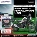 Sintered Brake Pads For Royal Enfield Himalayan 450 2018-2020 - Rear - CB312 - 1 Set - CRANK1