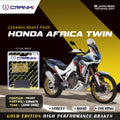 Ceramic Brake Pads For Honda Africa Twin 2016 2019 Front CRM679 2 Sets CRANK1