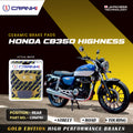 Ceramic Brake Pads For Honda CB350 Highness Rear CRM761 1 Set CRANK1