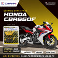 Ceramic Brake Pads For Honda CBR650F Rear CRM741 1 Set CRANK1
