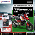 Sintered Brake Pads For Ducati Hypermotard 821 2013-2015 - Rear - CB662 - 1 Set - CRANK1