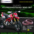 Fork Dust Seals Pair For Ducati Hypermotard 950 SP 2019 Onwards - CPD57-102 - CRANK1