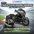 Oil Filter For Indian Cheiftain Dark Horse 2014-2019 - CPO175 - CRANK1