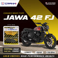 Ceramic Brake Pads For Jawa 42 FJ Front CRM859 1 Set CRANK1