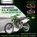 Fork And Dust Seals Kit For Kawasaki KLX300R 2023 Onwards - CRANK1