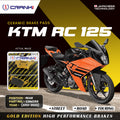 Ceramic Brake Pads For KTM RC 125 2012 2023 Rear CRM359 1 Set CRANK1